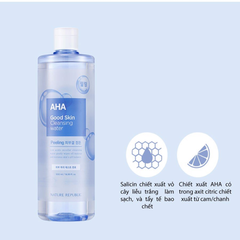 Nước Tẩy Trang Nature Republic Chiết Xuất AHA 500ml
