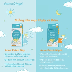 Miếng Dán Mụn Derma Angel Dùng Cho Ngày & Đêm 18 Miếng Acne Patch For Day & Night MB Beauty