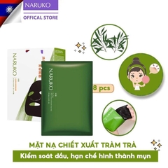 Mặt Nạ Naruko Trà Tràm Kiềm Dầu Ngăn Ngừa Mụn Hộp 8 Miếng