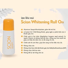 Lăn Khử Mùi Scion Pure White Roll On 75g