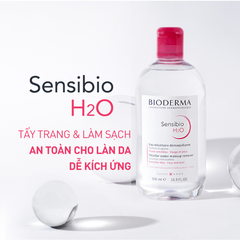 Nước Tẩy Trang Bioderma Dành Cho Da Nhạy Cảm 500ml Sensibio H2O