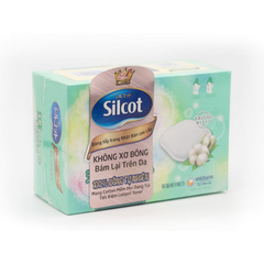 Bông Tẩy Trang Nhật Silcot Hộp Xanh Lá 66 Miếng