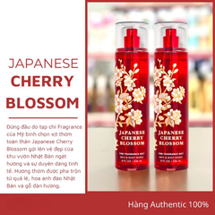 Xịt Thơm Toàn Thân Japanese Cherry Blossom Body Mist Bath & Body Work 236ml