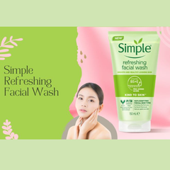 Sữa Rửa Mặt Simple Giúp Da Sạch Thoáng Dạng Gel 150ml