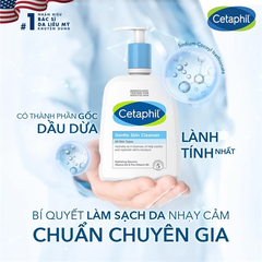 Sữa Rửa Mặt Cetaphil Dịu Lành Cho Da Nhạy Cảm 1000ml (Mới) Gentle Skin Cleanser (New)