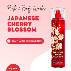 Xịt Thơm Toàn Thân Japanese Cherry Blossom Body Mist Bath & Body Work 236ml