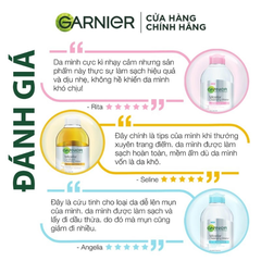 Nước Tẩy Trang làm sạch sâu dịu nhẹ cho mọi loại da - Garnier Micellar Cleansing Water 400ml