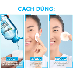 Nước Tẩy Trang làm sạch sâu dịu nhẹ cho mọi loại da - Garnier Micellar Cleansing Water 400ml