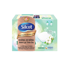 Bông Tẩy Trang Nhật Silcot Hộp Xanh Lá 66 Miếng