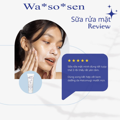 Sữa Rửa Mặt Sáng Mịn Da Hatomugi Wasosen 150g