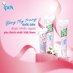 Bông Tẩy Trang Ipek Siêu Mềm Mịn 150 Miếng