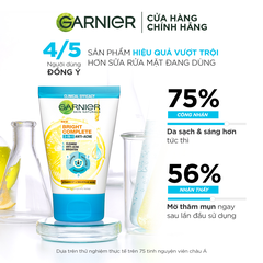 Sữa Rửa Mặt Garnier 3 Trong 1 Ngừa Mụn 100ml (Mới) Bright Complete Anti-Acne Cleansing Foam