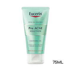 Gel Rửa Mặt Eucerin Cho Da Nhờn Mụn 400ml Pro ACNE Solution Cleansing Gel