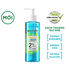 Gel Rửa Mặt Garnier Sạch Thoáng Dịu Nhẹ Cho Da Dầu Mụn 120ml