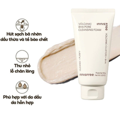 Sữa Rửa Mặt innisfree Kiểm Soát Nhờn 150g (Mới) Volcanic Pore BHA Cleansing Foam