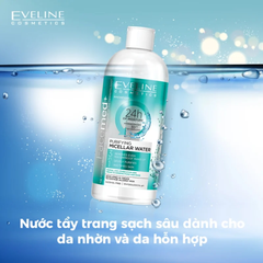 Nước Tẩy Trang Eveline Da Thường, Da Dầu, Da Hỗn Hợp 400ml