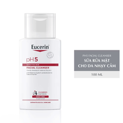 Sữa Rửa Mặt Eucerin Dịu Nhẹ Cho Da Nhạy Cảm 400ml pH5 Facial Cleanser Sensitive Skin