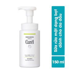 Sữa Rửa Mặt Curél Dạng Bọt Cấp Ẩm Chuyên Sâu 150ml