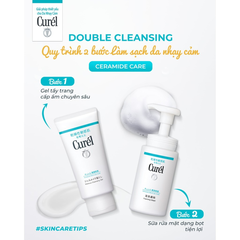 Gel Tẩy Trang Cấp Ẩm Chuyên Sâu Curél Intensive Moisture Care Makeup Cleansing Gel 130g