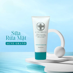 Sữa Rửa Mặt Cho Da Dầu Mụn Naris Acne Grand 100g Medicated Creamy Wash