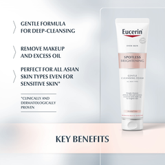 Sữa Rửa Mặt Eucerin Tạo Bọt Làm Sáng Da 150gr
