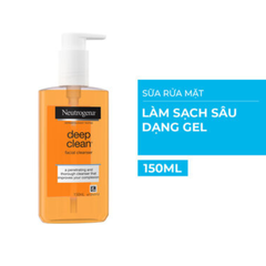Sữa Rửa Mặt Neutrogena Làm Sạch Sâu Dạng Gel 150ml