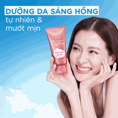 Sữa Rửa Mặt Senka Làm Sạch Sâu & Dưỡng Sáng Hồng 100g Perfect Whip Berry Bright