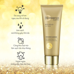 Sữa Rửa Mặt Bio-essence Vàng 24K Ngăn Ngừa Lão Hoá 100g Bio-gold Radiance Cleanser