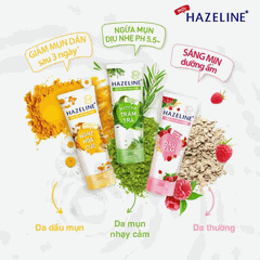 Sữa Rửa Mặt Hazeline Có Thành Phần Từ Thiên Nhiên 100g