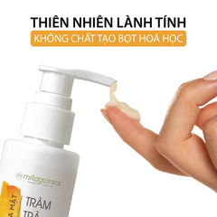 Sữa Rửa Mặt Milaganics Tràm Trà Nano Nghệ Ngừa Mụn 135ml