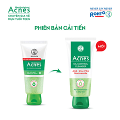 Gel Rửa Mặt Acnes Làm Sạch Sâu, Giảm Nhờn 100g Oil Control Cleanser