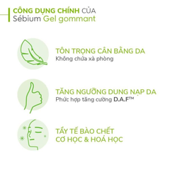Tẩy Tế Bào Chết Bioderma Dành Cho Da Dầu, Hỗn Hợp 100ml Sebium Gel Gommant