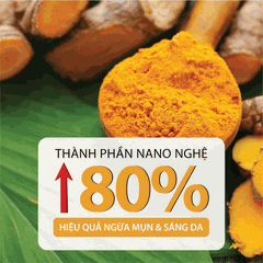 Sữa Rửa Mặt Milaganics Tràm Trà Nano Nghệ Ngừa Mụn 135ml