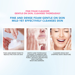 Sữa Rửa Mặt Tạo Bọt Làm Dịu Da Bio-essence 100g Bio Water B5 Foamy Cleanser