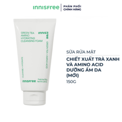 Sữa Rửa Mặt innisfree Dưỡng Ẩm Chiết Xuất Trà Xanh 150g (Mới)