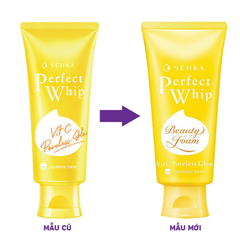 Sữa Rửa Mặt Senka Dưỡng Sáng Mờ Thâm 100g Perfect Whip Vit C