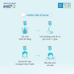Sữa Rửa Mặt Tạo Bọt Dưỡng Ẩm Hada Labo 160ml Gokujyun Moisturizing Foaming Wash