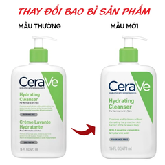 Sữa Rửa Mặt CeraVe Cho Da Thường Đến Khô 473ml Hydrating Cleanser