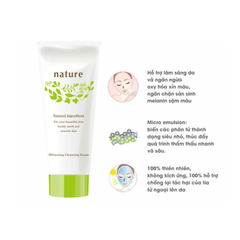 Sữa Rửa Mặt Nature Giúp Sáng Da 100g Whitening Cleasing Foam