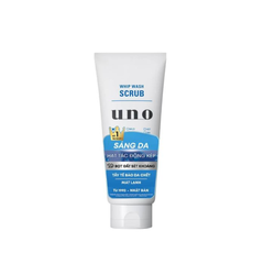 Sữa Rửa Mặt Uno Tạo Bọt Sạch Nhờn Cho Da Dầu 130g Whip Wash Black