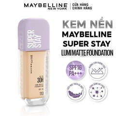 Kem Nền Bắt Sáng, Che Phủ Cao, Siêu Nhẹ Mặt Maybelline Super Stay Up To 30H Lumi-Matte Foundation 35ml