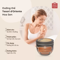 Kem Dưỡng Thể Hương Nước Hoa Tesori D'Oriente Hương Sen 300gr