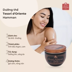Kem Dưỡng Thể Hương Nước Hoa Hamman 300gr Tesori D'Oriente