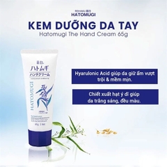 Kem Dưỡng Da Tay Mềm Mại Hạt Ý Dĩ Hatomugi Hand Cream 65g