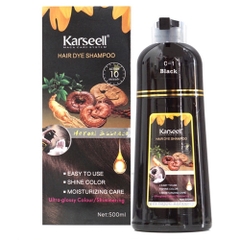Dầu Gội Phủ Bạc Karseell Nhuộm Đen Tóc 500ml