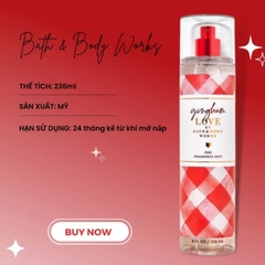 Xịt Thơm Toàn Thân Gingham Love Body Mist Bath & Body Work 236ml