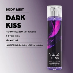 Xịt Thơm Toàn Thân Dark Kiss Body Mist Bath & Body Work 236ml