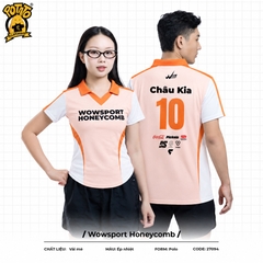 Đồng phục polo Pickleball Wowsport Honeycomb