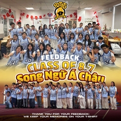Áo lớp bóng rổ 8.7 - Song Ngữ Á Châu