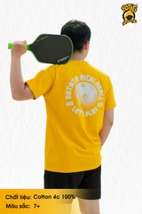 Áo thun pickleball Potato vàng